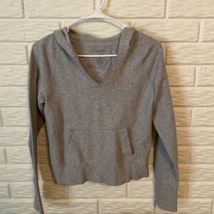 Aerie V Neck Hooded Sweatshirt
